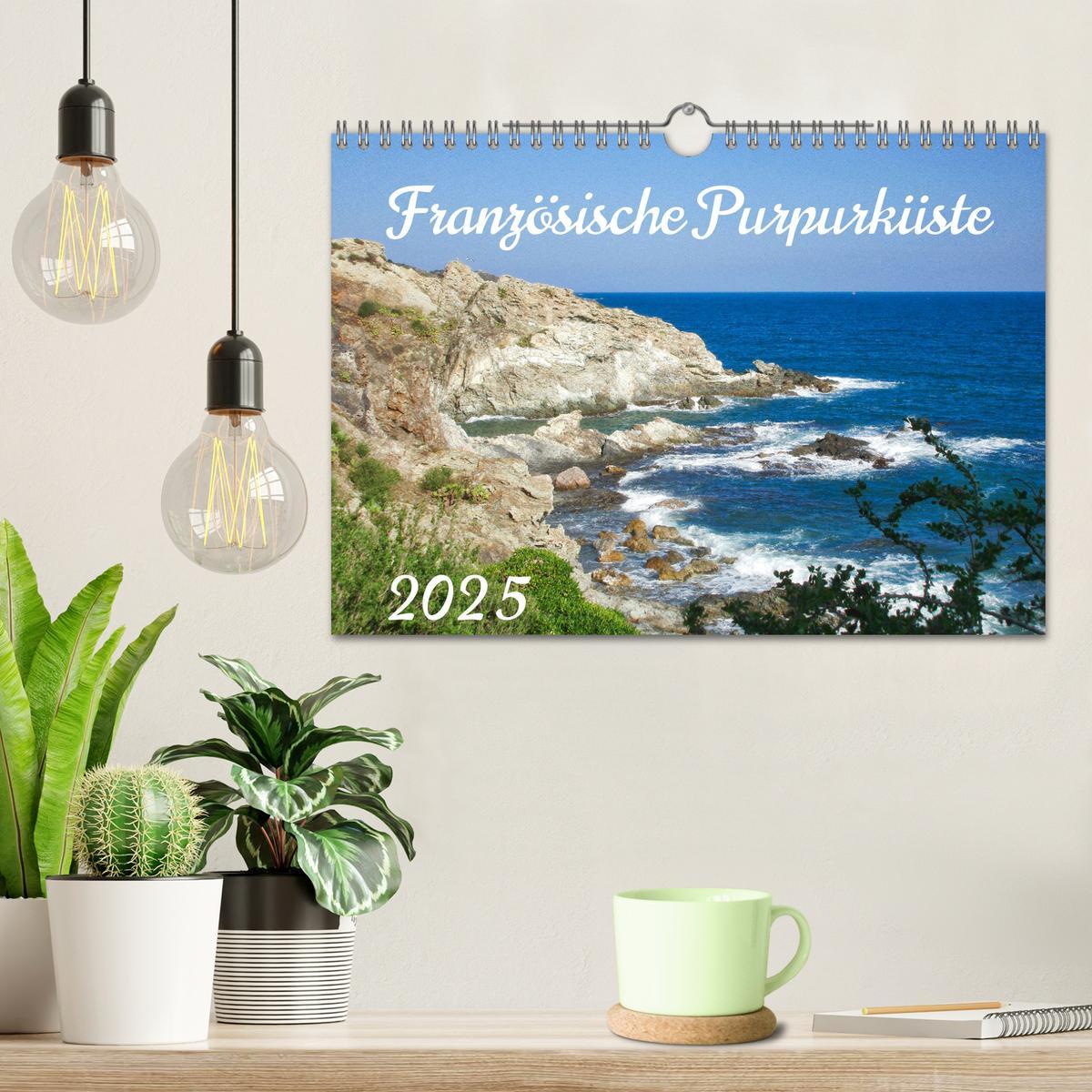 Bild: 9783383918285 | Französische Purpurküste (Wandkalender 2025 DIN A4 quer), CALVENDO...