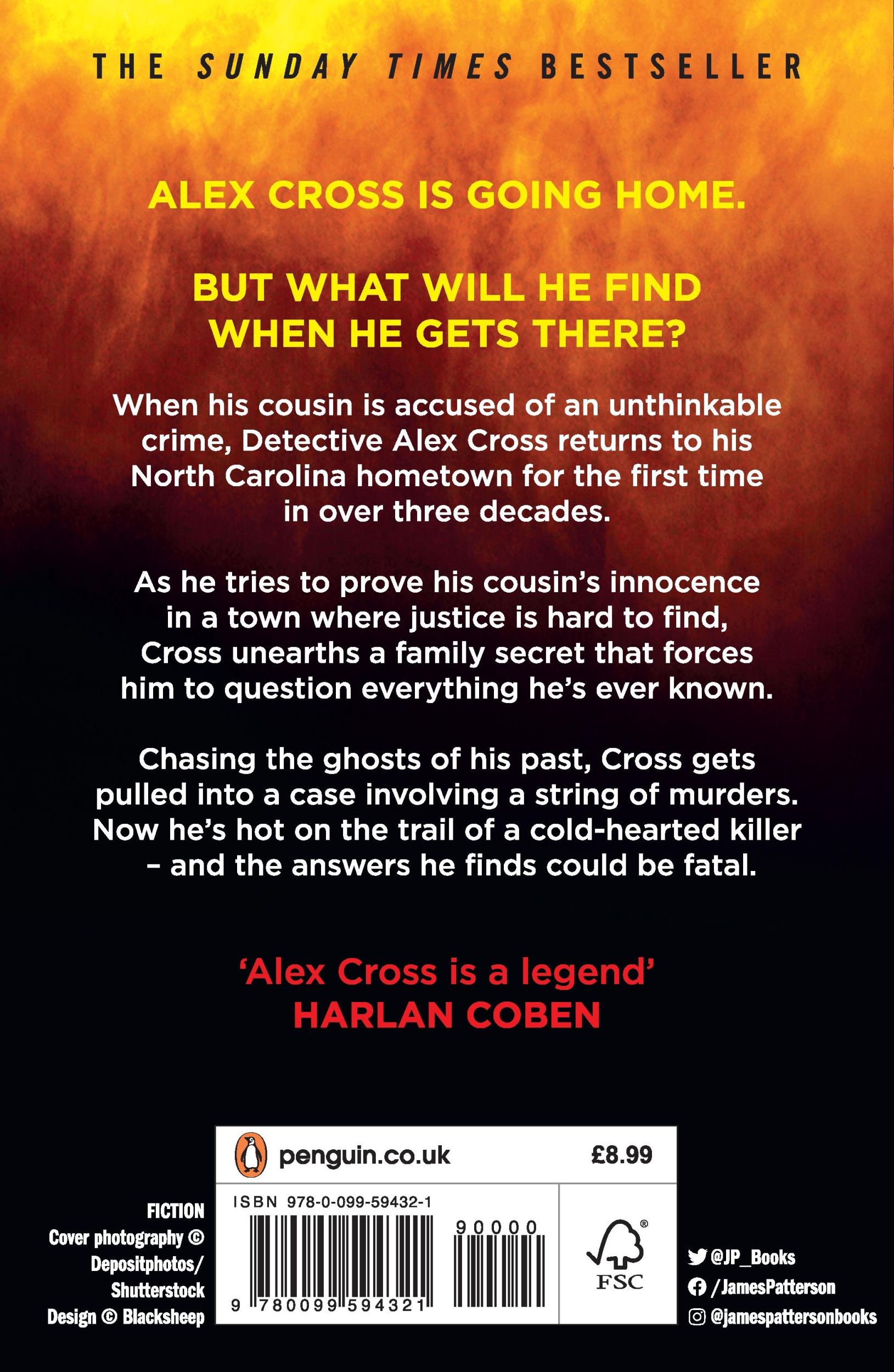 Rückseite: 9780099594321 | Cross Justice | (Alex Cross 23) | James Patterson | Taschenbuch | 2016