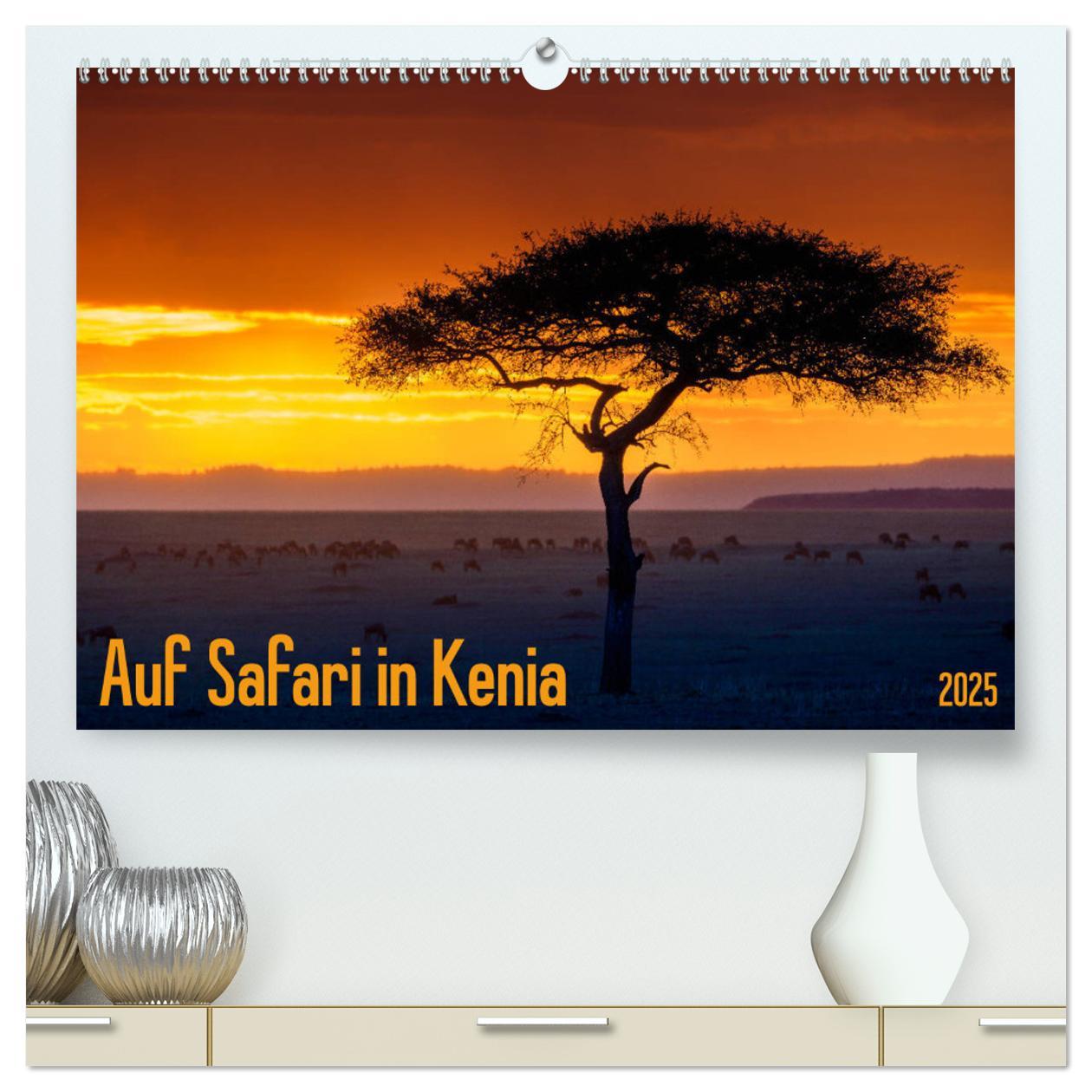 Cover: 9783435342624 | Auf Safari in Kenia 2025 (hochwertiger Premium Wandkalender 2025...