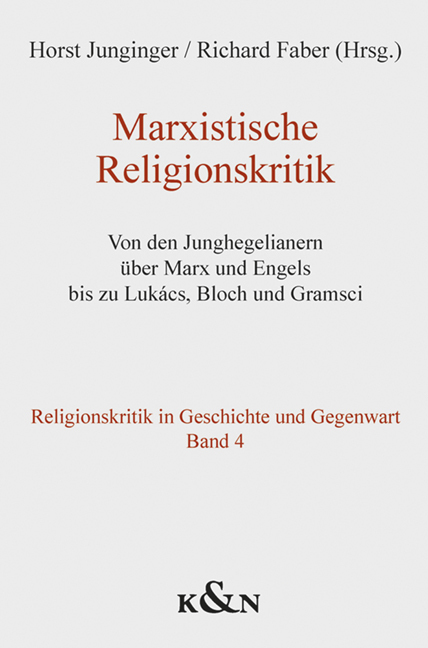 Cover: 9783826079009 | Marxistische Religionskritik | Horst Junginger (u. a.) | Taschenbuch