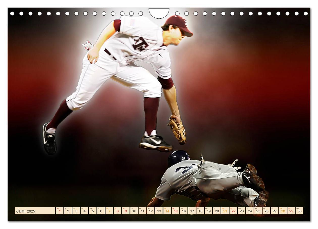 Bild: 9783435365807 | Baseball - Fight (Wandkalender 2025 DIN A4 quer), CALVENDO...