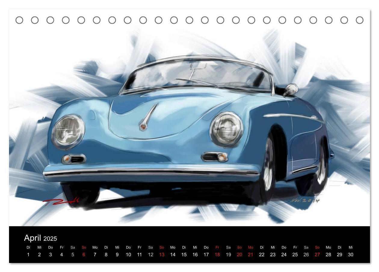 Bild: 9783435497973 | Porsche inspired Artwork by Reinhold Art´s (Tischkalender 2025 DIN...