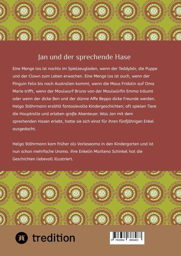 Rückseite: 9783384388483 | Jan und der sprechende Hase | Geschichten für Kleine und Große | Buch