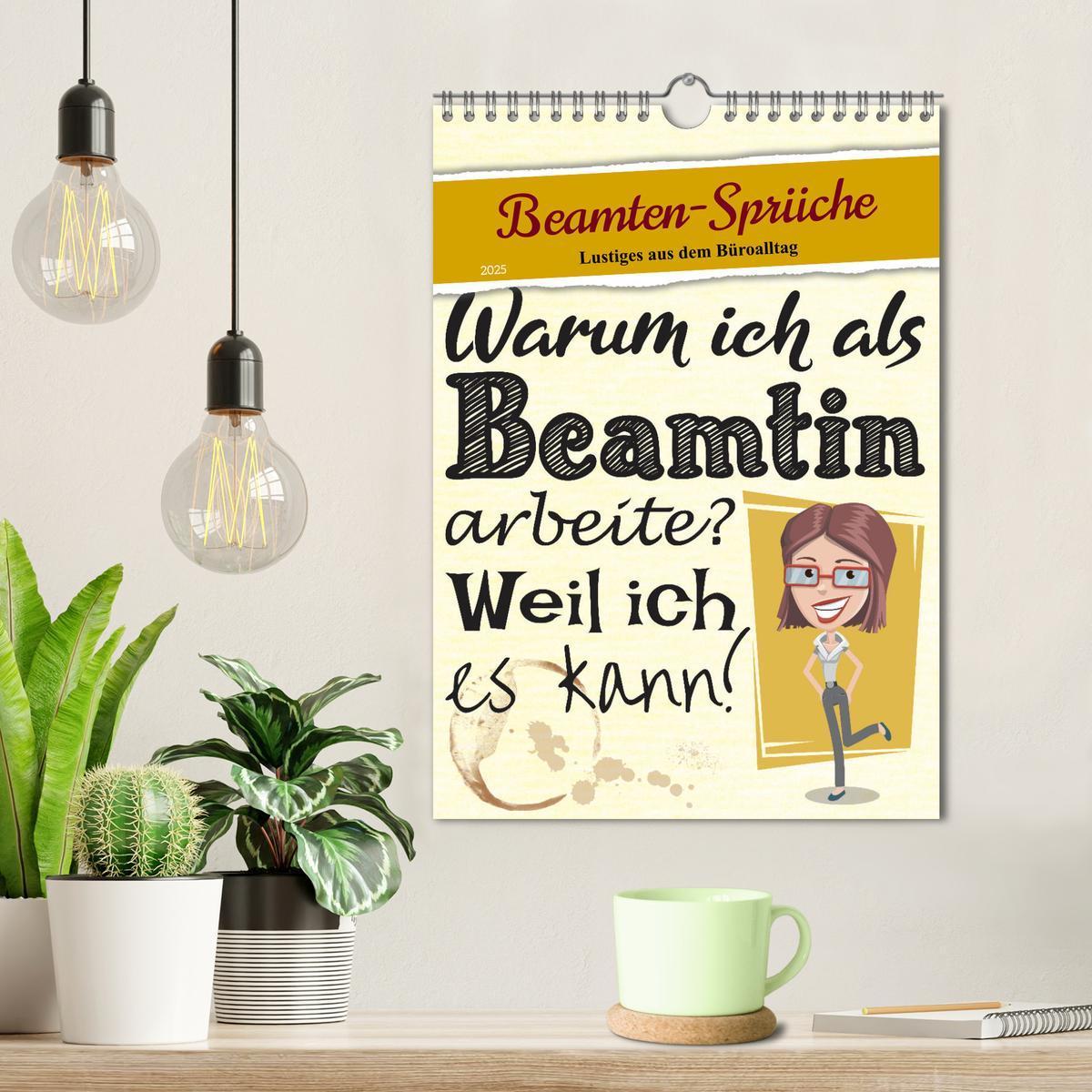 Bild: 9783435905300 | Beamten-Sprüche (Wandkalender 2025 DIN A4 hoch), CALVENDO...