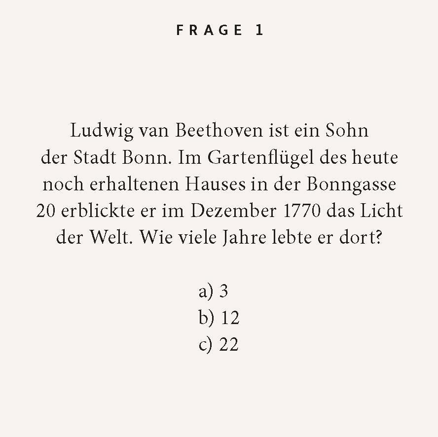 Bild: 9783899784312 | Beethoven-Quiz | 100 Fragen und Antworten (Neuauflage) | Florin | Buch