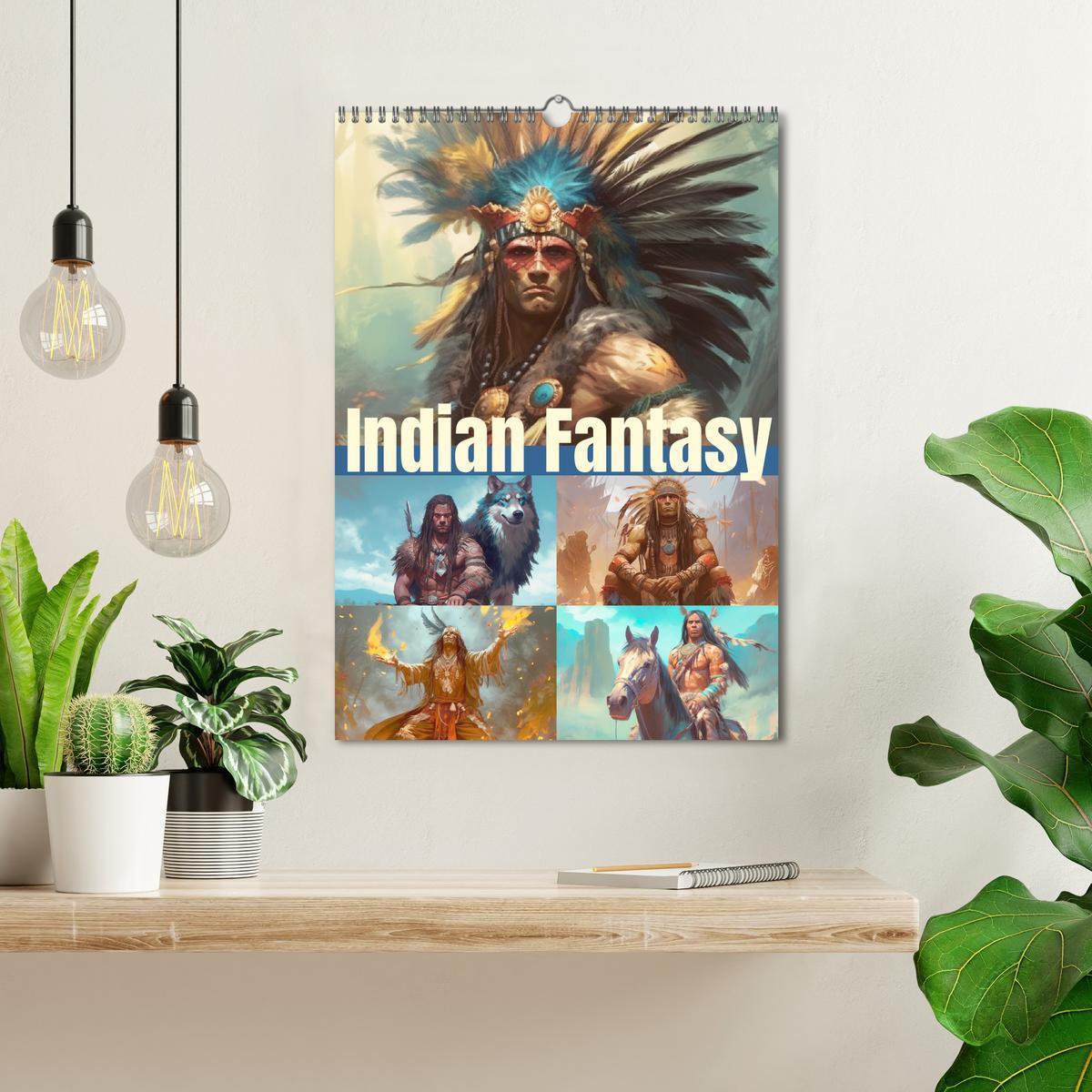 Bild: 9783435870332 | Indian Fantasy (Wandkalender 2025 DIN A3 hoch), CALVENDO...