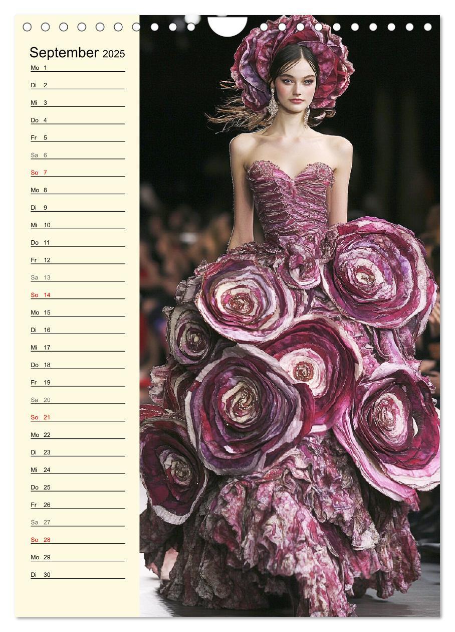 Bild: 9783457226438 | Blütenzauber. High Fashion auf dem Catwalk (Wandkalender 2025 DIN...