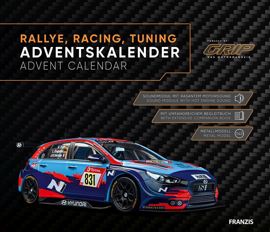 Cover: 4019631671929 | FRANZIS 67192 - Rallye, Racing, Tuning Adventskalender powered by...