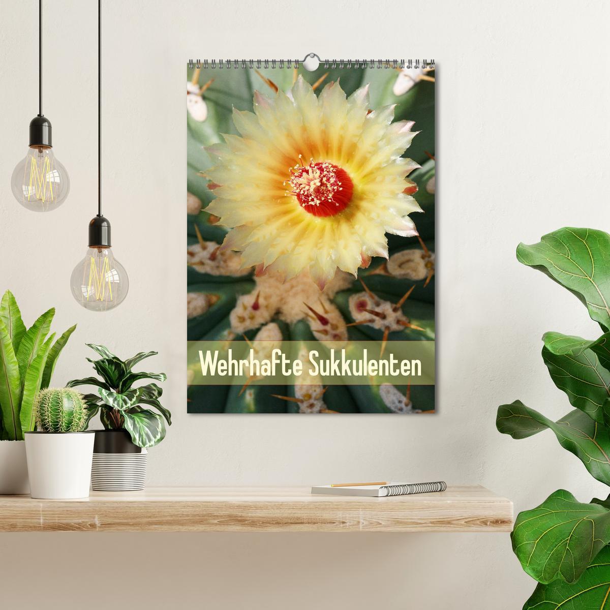 Bild: 9783435969685 | Wehrhafte Sukkulenten (Wandkalender 2025 DIN A3 hoch), CALVENDO...