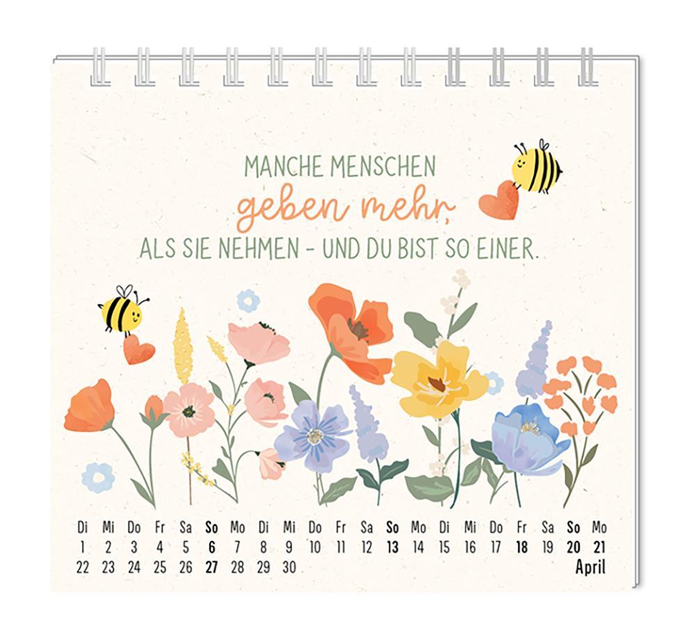 Bild: 9783986361327 | Mini-Kalender 2025 Du bist wundervoll | Mini-Kalender | Original