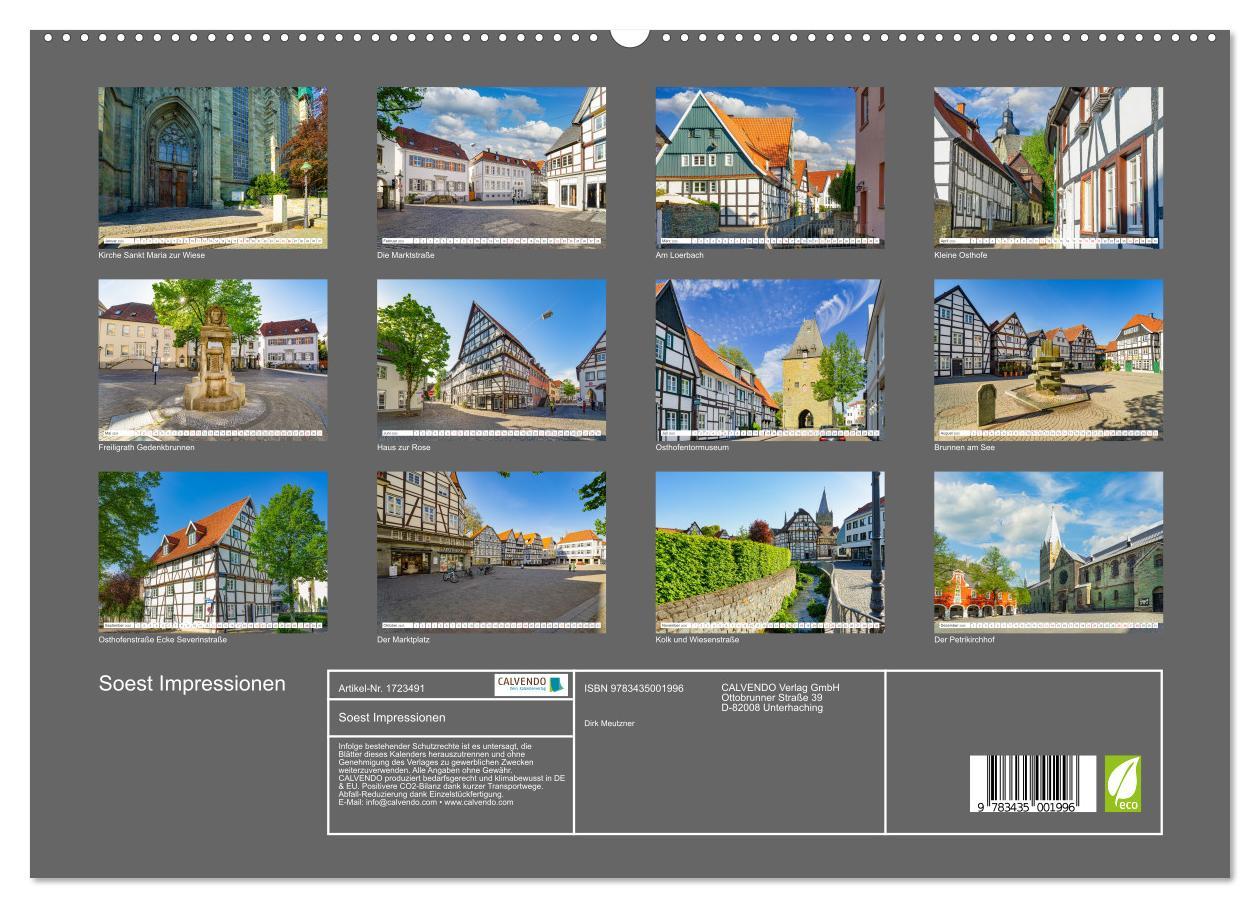 Bild: 9783435001996 | Soest Impressionen (hochwertiger Premium Wandkalender 2025 DIN A2...