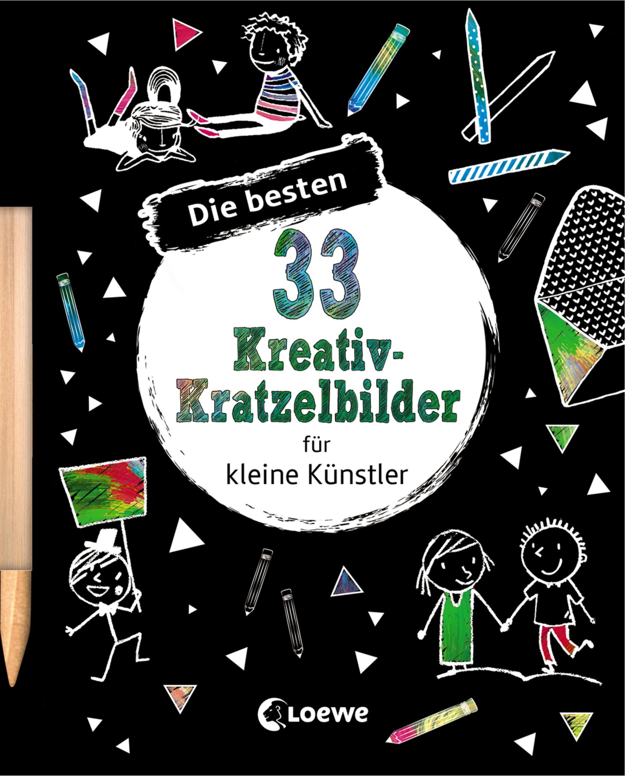 Cover: 9783743208407 | Die besten 33 Kreativ-Kratzelbilder für kleine Künstler | Kratzel-Welt