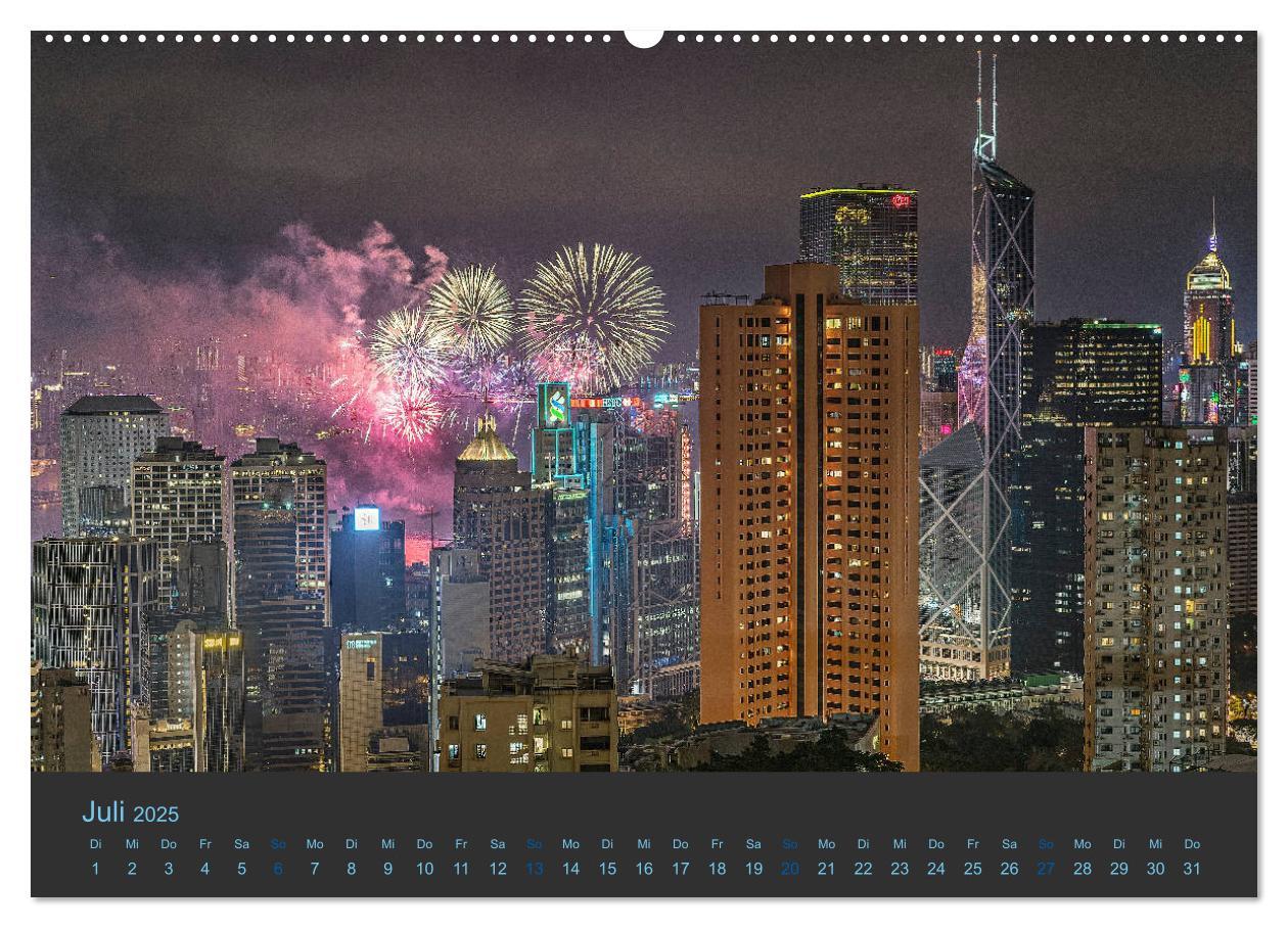 Bild: 9783435386468 | Hong Kong - Skylines (Wandkalender 2025 DIN A2 quer), CALVENDO...