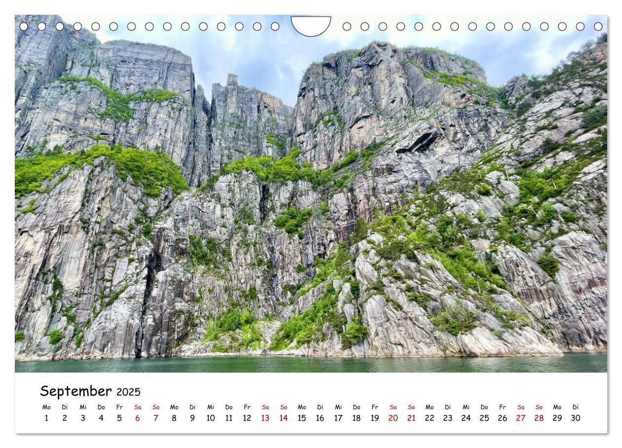 Bild: 9783383930782 | Norwegens wunderschöne Fjorde (Wandkalender 2025 DIN A4 quer),...