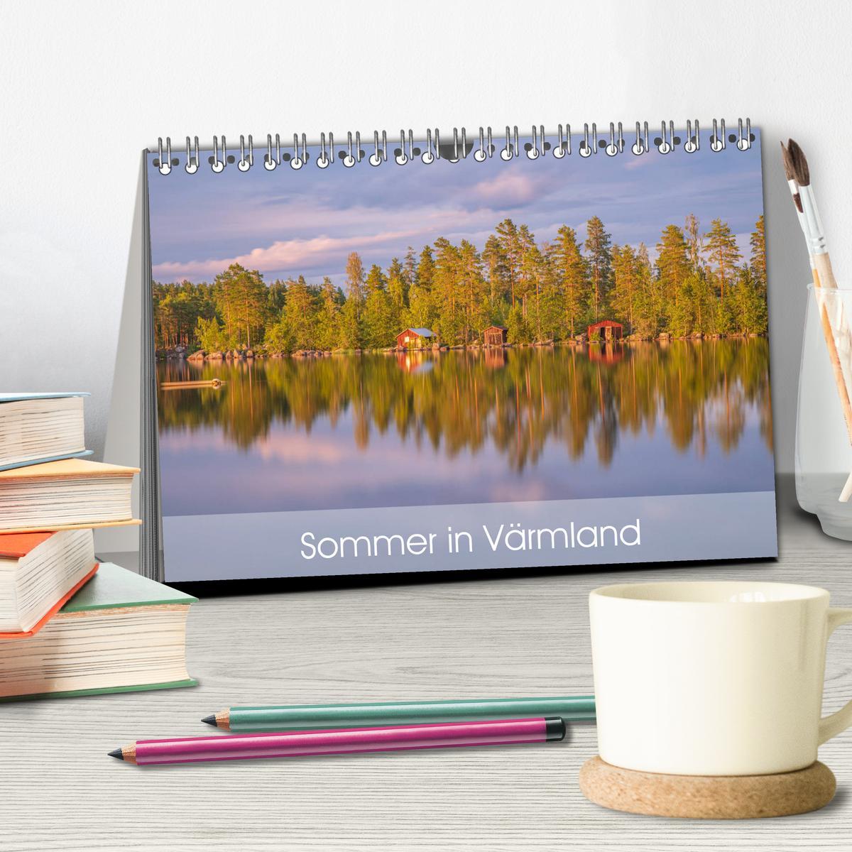 Bild: 9783435204120 | Schwedischer Sommer in Värmland (Tischkalender 2025 DIN A5 quer),...