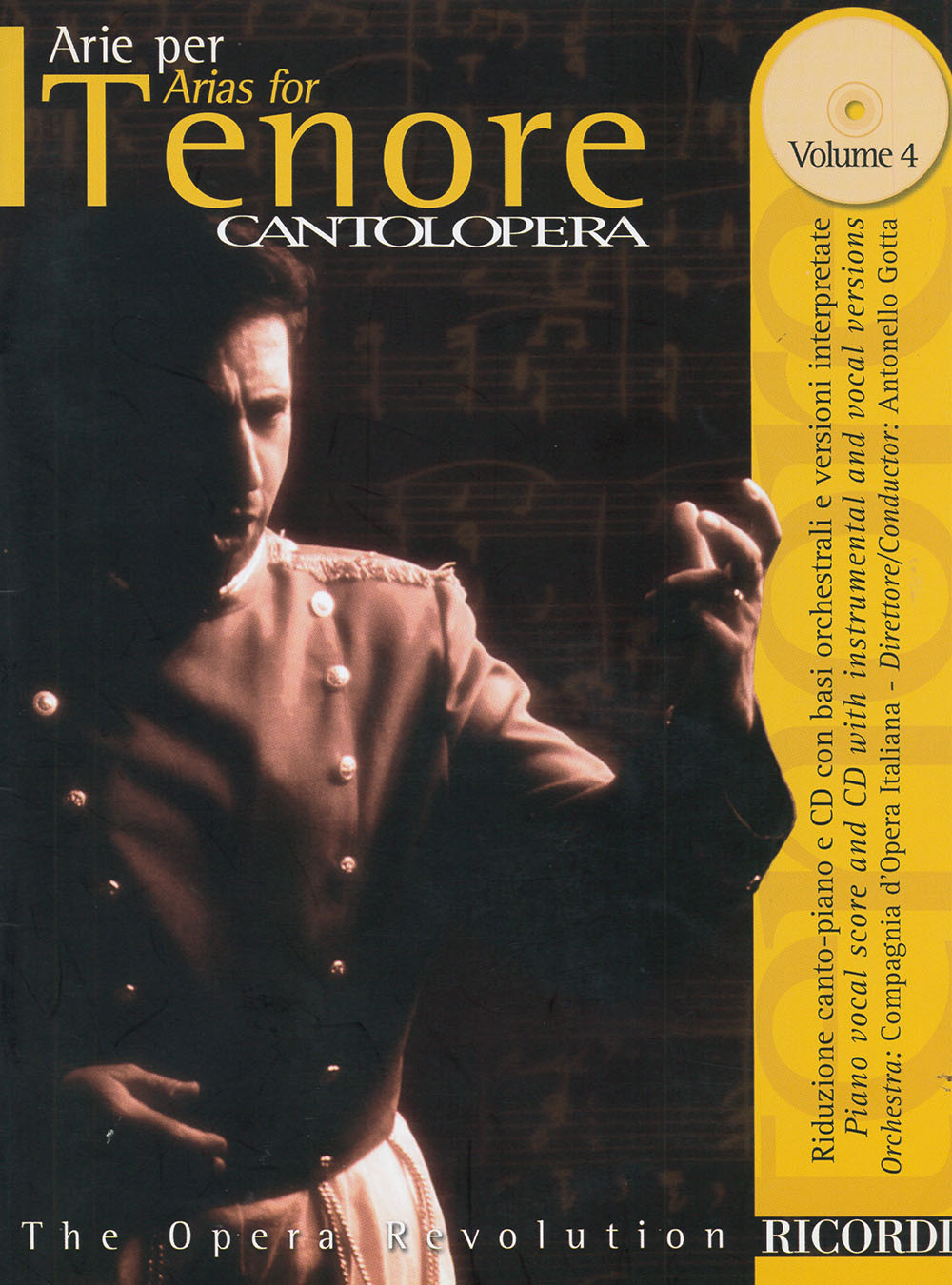 Cover: 9790041391007 | Cantolopera: Arie Per Tenore Vol. 4 | Various | Cantolopera (ricordi)