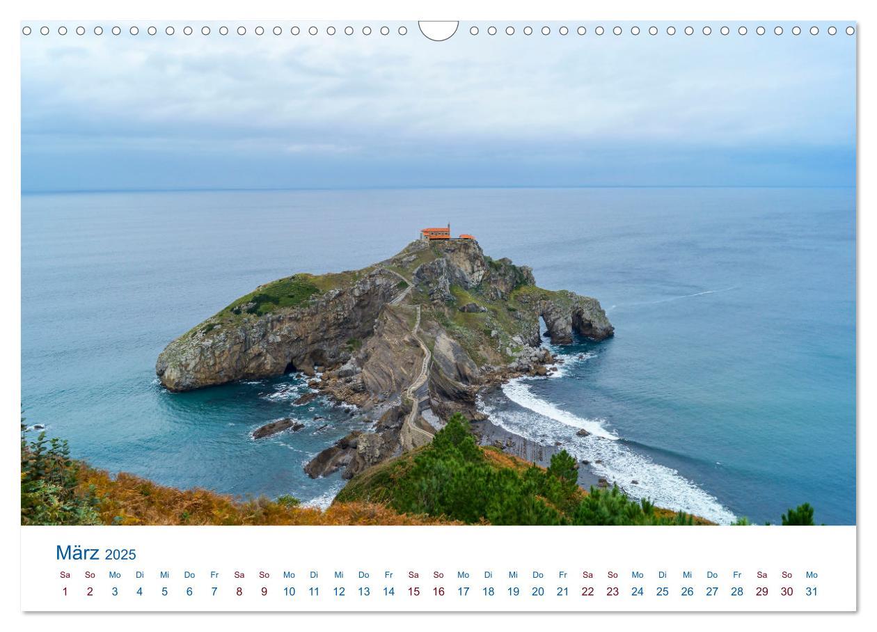 Bild: 9783435095131 | Nordspanien - Wilde Küsten und Berge (Wandkalender 2025 DIN A3...