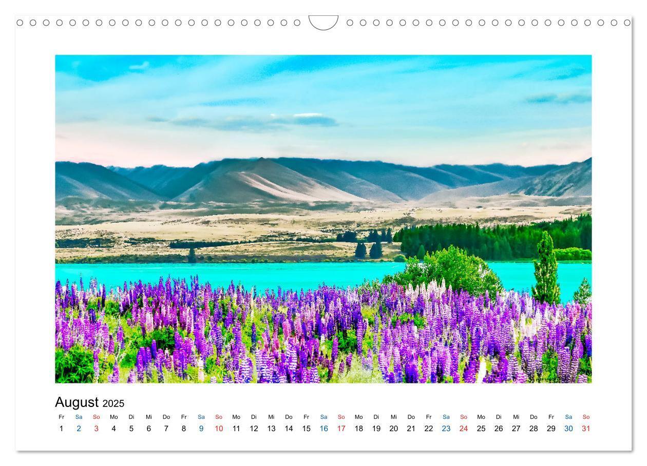 Bild: 9783435238088 | Neuseeland - Von Auckland nach Queenstown (Wandkalender 2025 DIN A3...