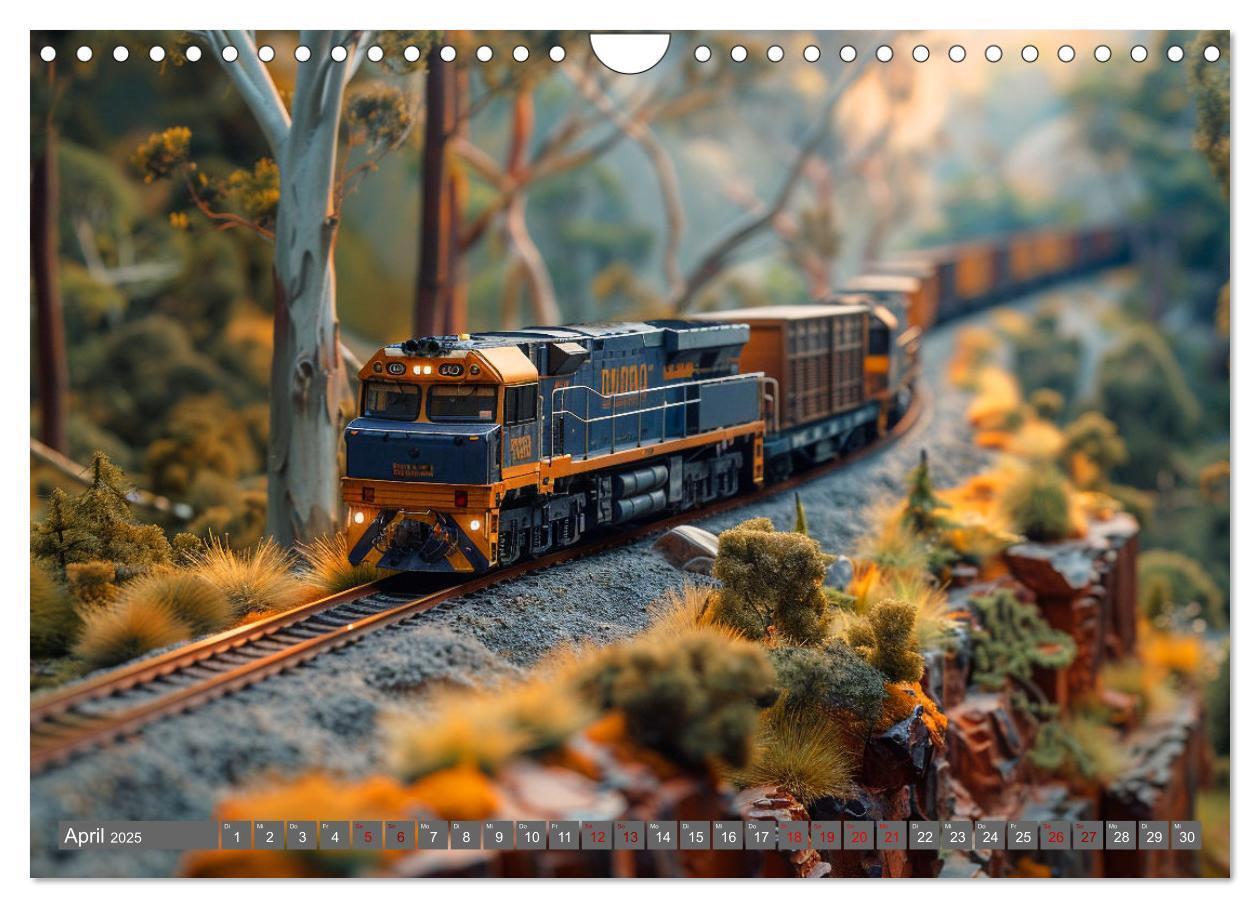 Bild: 9783435371952 | Modelleisenbahnen sind cool (Wandkalender 2025 DIN A4 quer),...