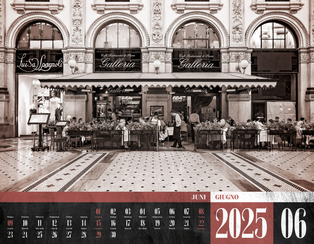 Bild: 9783838425238 | La Dolce Vita - Italienische Lebensart Kalender 2025 | Kunstverlag