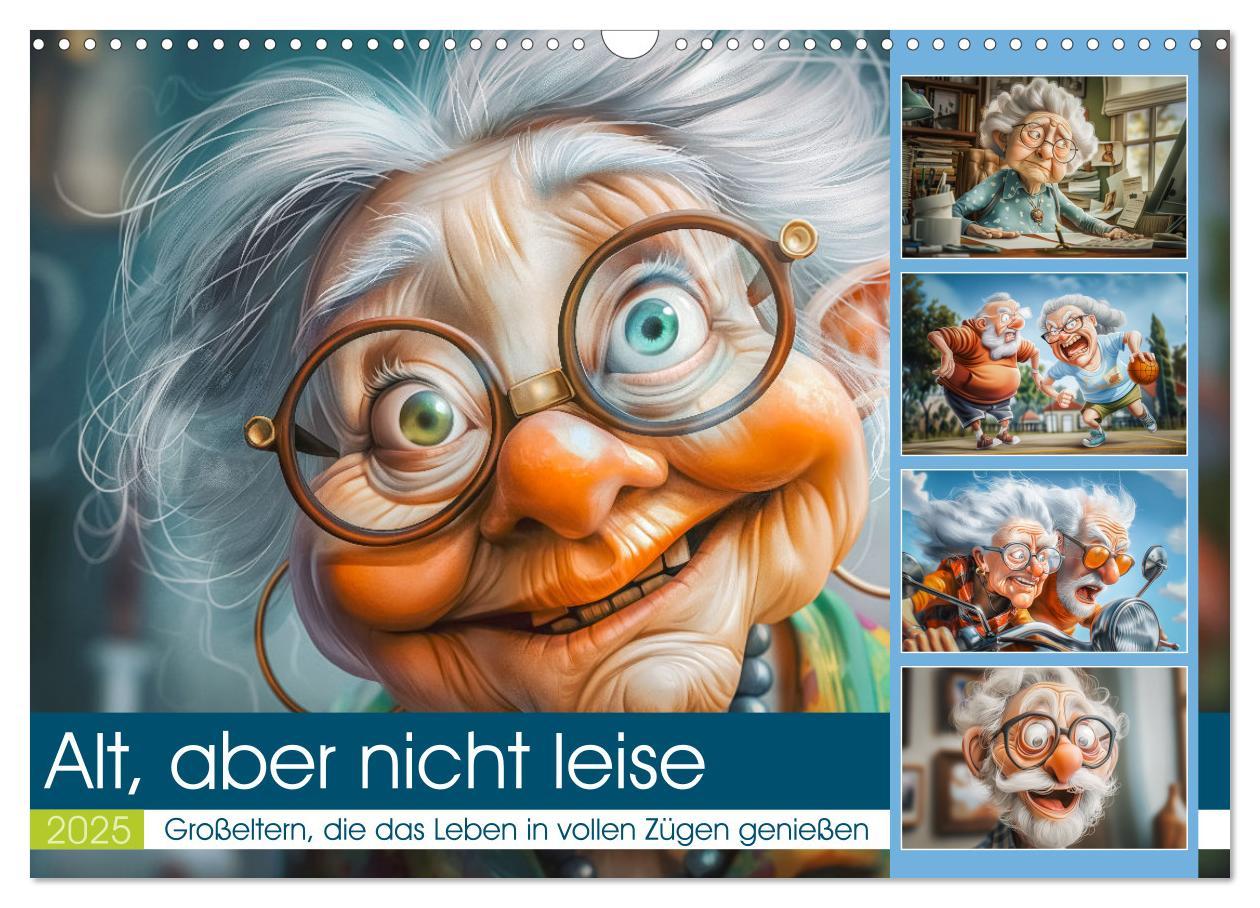 Cover: 9783457185674 | Alt, aber nicht leise (Wandkalender 2025 DIN A3 quer), CALVENDO...