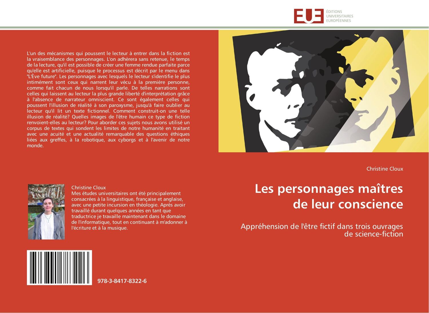 Cover: 9783841783226 | Les personnages maîtres de leur conscience | Christine Cloux | Buch