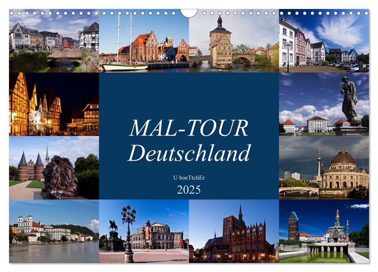 Cover: 9783435438730 | MAL-TOUR Deutschland (Wandkalender 2025 DIN A3 quer), CALVENDO...