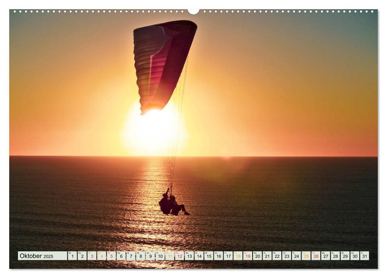 Bild: 9783435237685 | Paragliding - Mut zum Abenteuer (Wandkalender 2025 DIN A2 quer),...