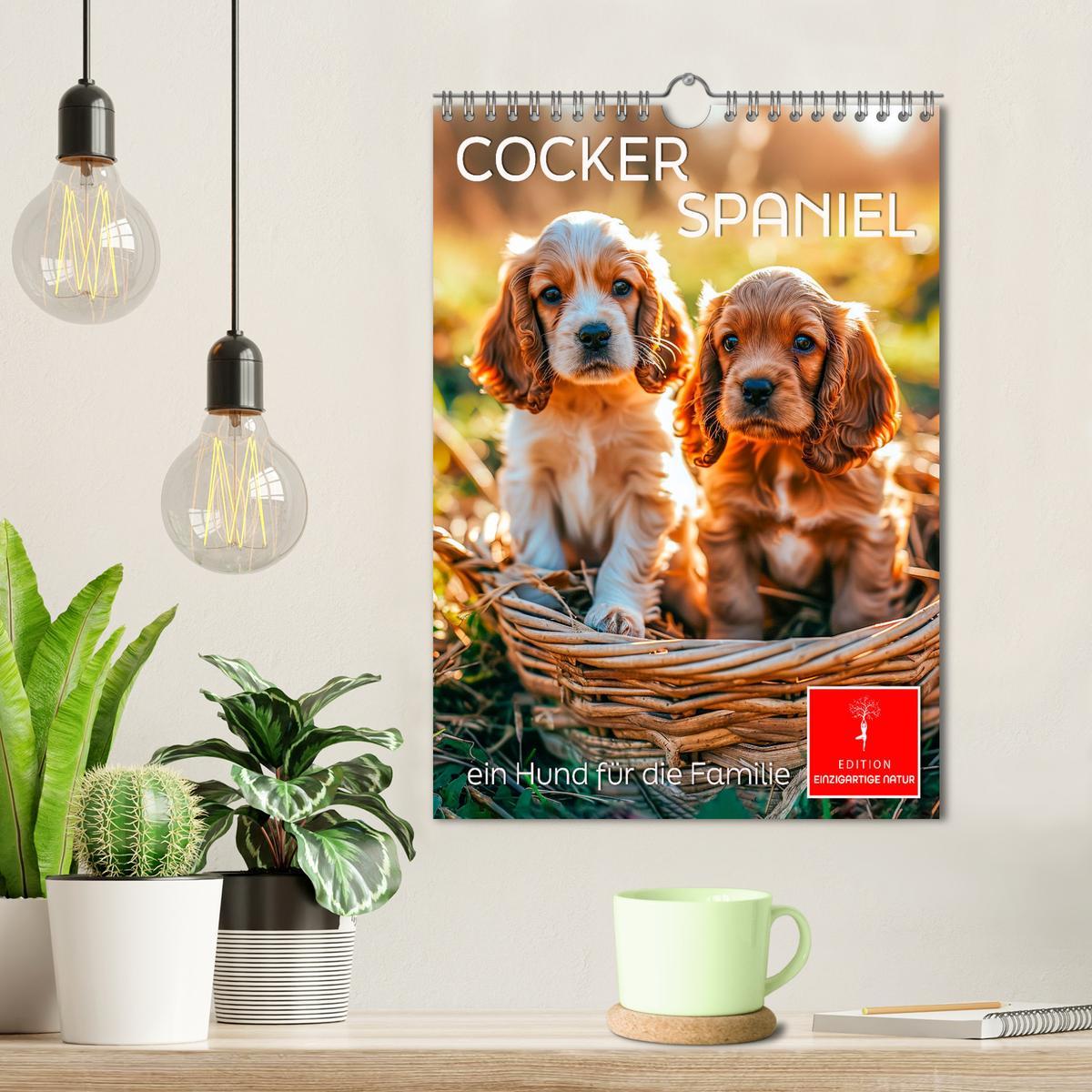 Bild: 9783383765322 | Cocker Spaniel - ein Hund für die Familie (Wandkalender 2025 DIN A4...