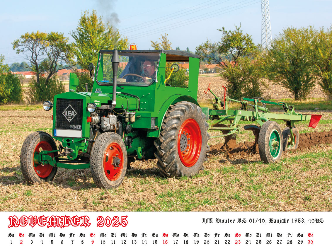 Bild: 9783948794712 | Faszination Schlepper Kalender 2025 | alte Schlepper im Einsatz | 2025