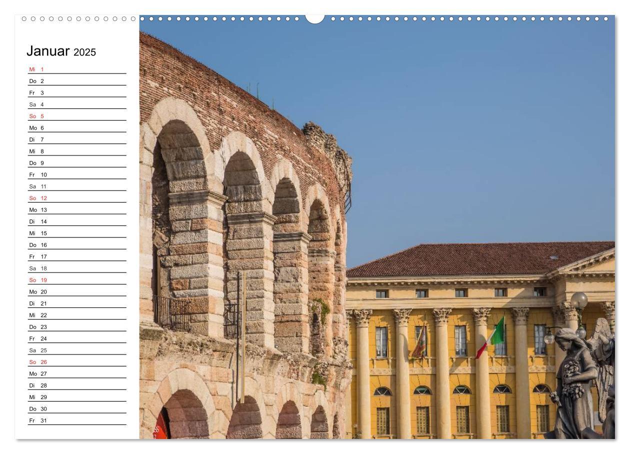 Bild: 9783435516308 | VERONA Historisches Stadtherz (Wandkalender 2025 DIN A2 quer),...