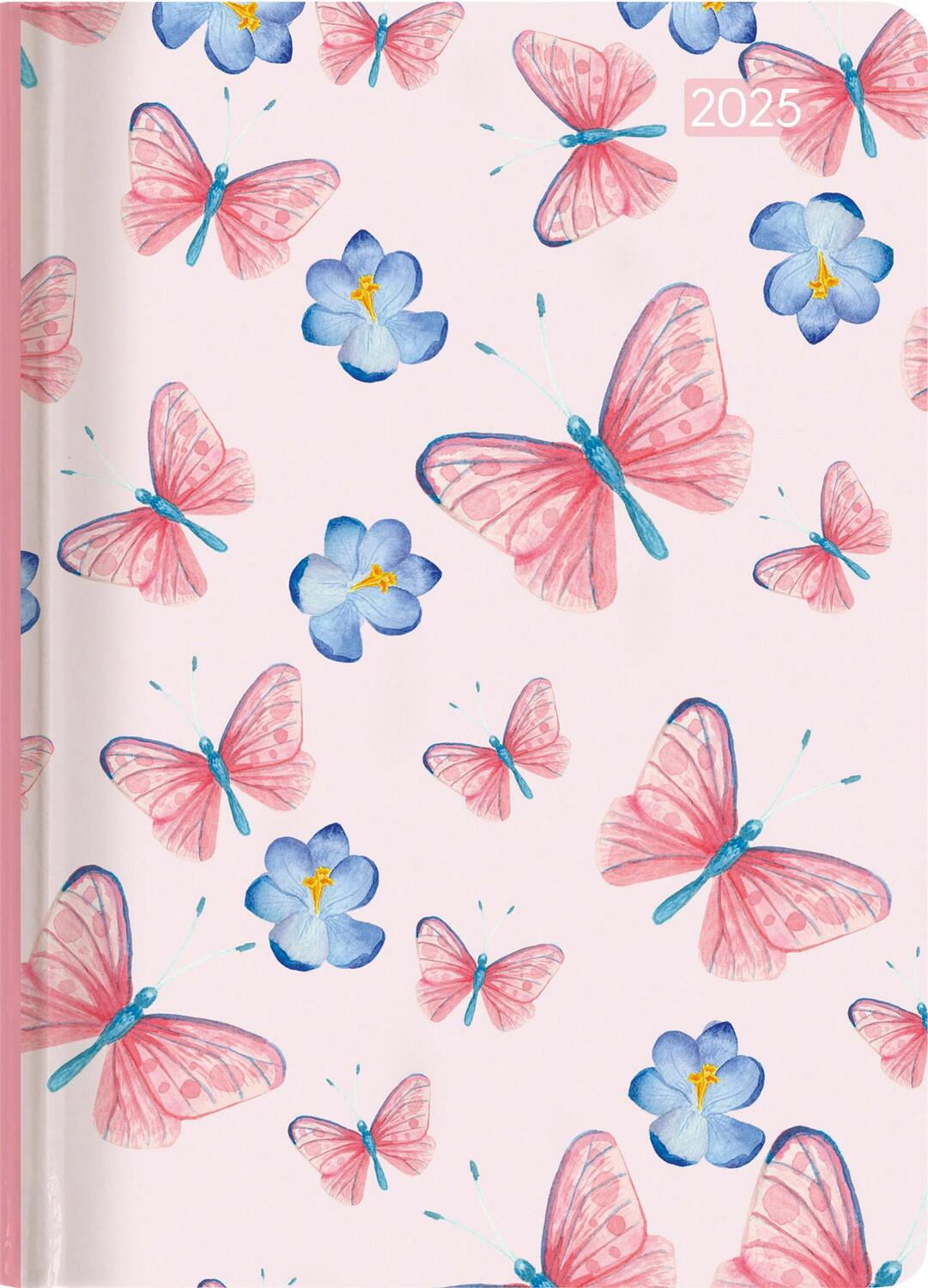 Cover: 4251732342425 | Ladytimer Grande Pastel Butterflies 2025 - Taschen-Kalender A5...