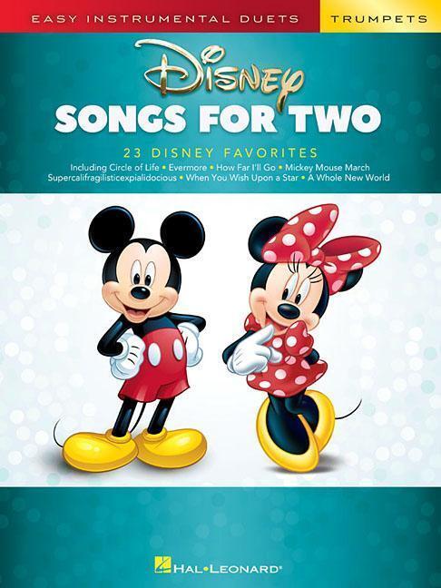 Cover: 9781540037114 | Disney Songs for Two Trumpets | Easy Instrumental Duets | Corporation