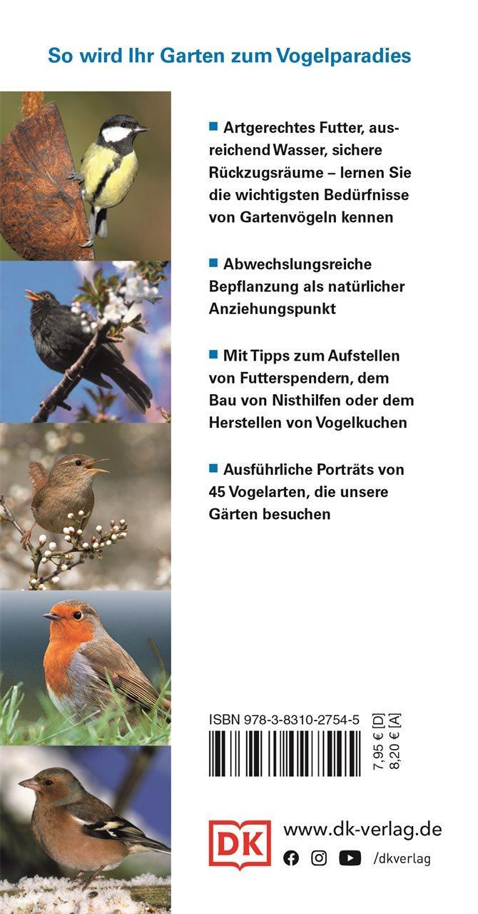 Rückseite: 9783831027545 | Gartenvögel beobachten und bestimmen | Mark Ward | Taschenbuch | 2015