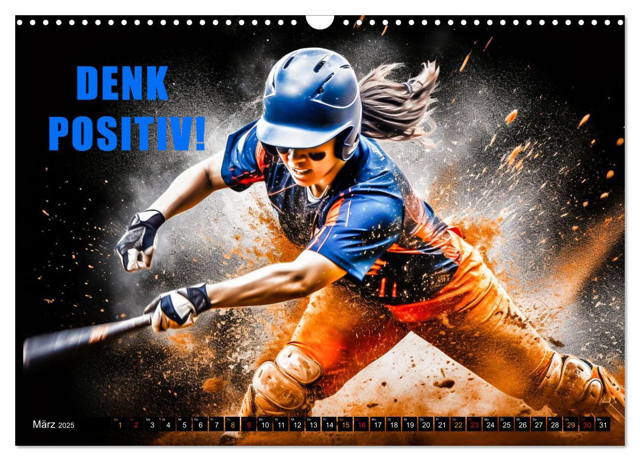 Bild: 9783383862311 | Baseball und Motivation (Wandkalender 2025 DIN A3 quer), CALVENDO...