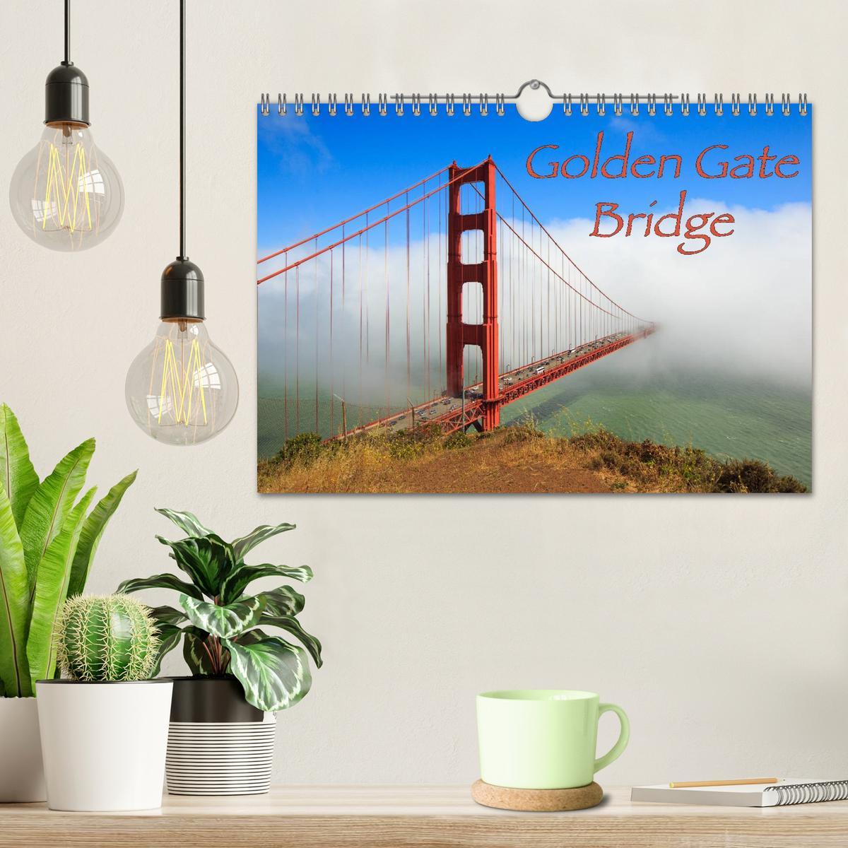 Bild: 9783435742387 | Golden Gate Bridge (Wandkalender 2025 DIN A4 quer), CALVENDO...