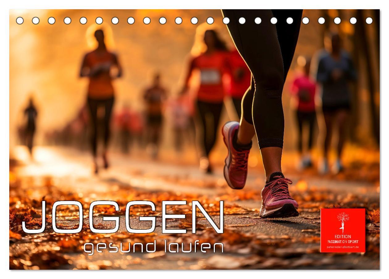 Cover: 9783383858215 | Joggen, gesund laufen (Tischkalender 2025 DIN A5 quer), CALVENDO...