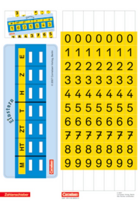 Cover: 9783060800049 | Einstern - Mathematik - Kartonbeilagen zu Ausgabe 2004 - Band 4 | 2 S.