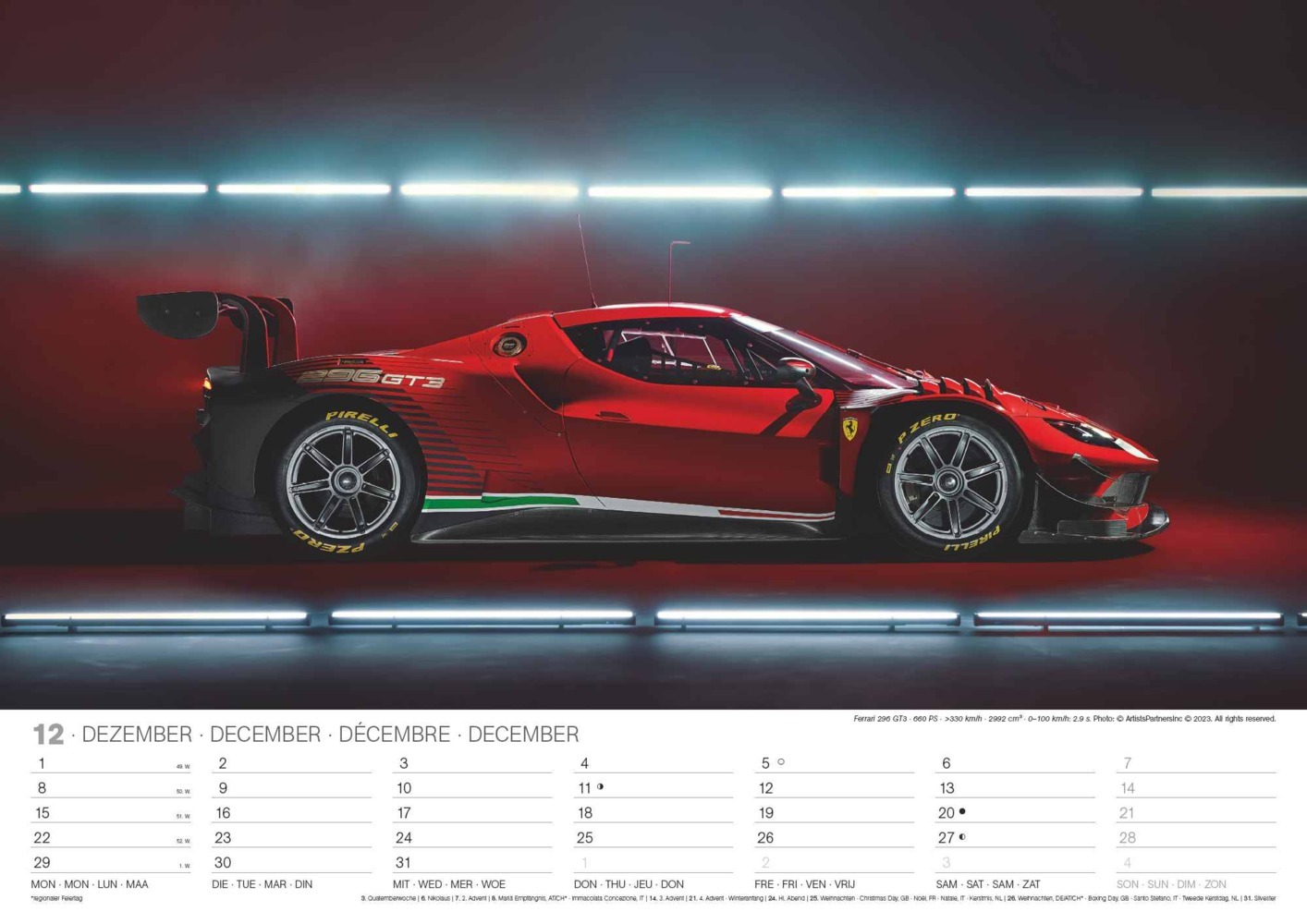 Bild: 4002725994332 | N NEUMANNVERLAGE - Sports Cars 2025 Wandkalender, 45x48cm, Kalender...