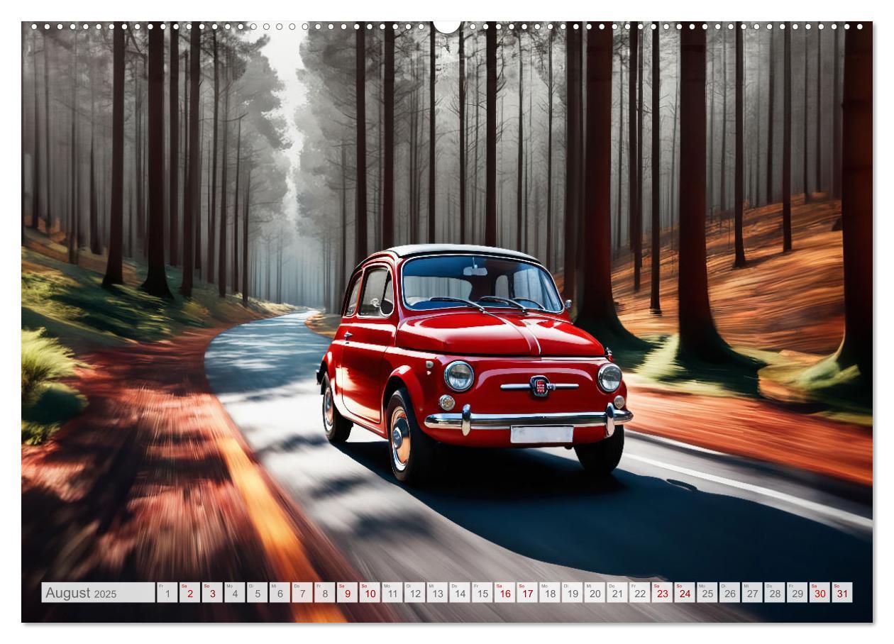 Bild: 9783457137628 | Virtual Classic Cars (Wandkalender 2025 DIN A2 quer), CALVENDO...