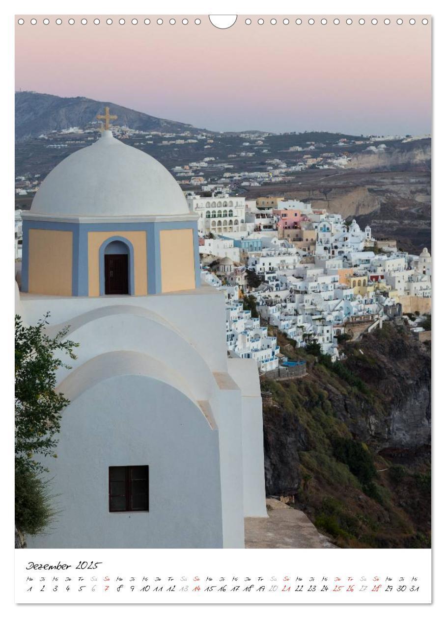 Bild: 9783457053485 | Insel des Lichts - Santorini (Wandkalender 2025 DIN A3 hoch),...