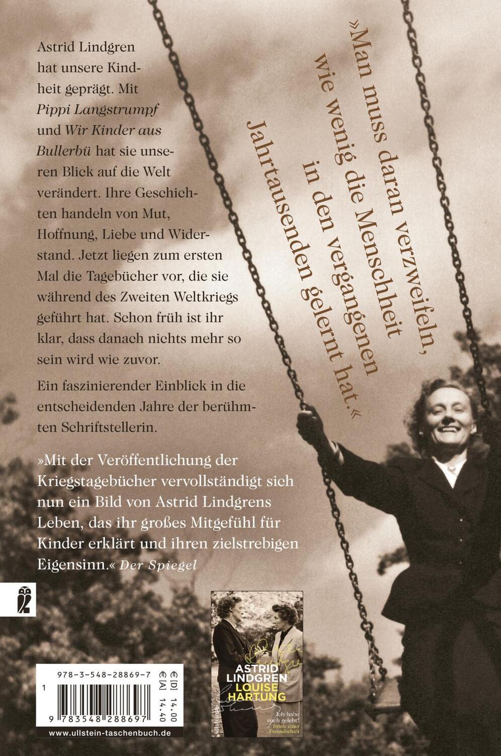 Rückseite: 9783548288697 | Die Menschheit hat den Verstand verloren | Tagebücher 1939-1945 | Buch