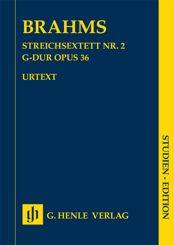 Cover: 9790201870830 | String Sextet | No. 2 In G Major Op. 36 | Johannes Brahms | Buch