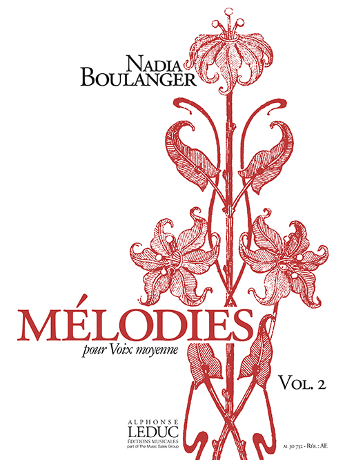 Cover: 9790046307522 | Nadia Boulanger: Mélodies Vol. 2 | Nadia Boulanger | Broschüre | 32 S.