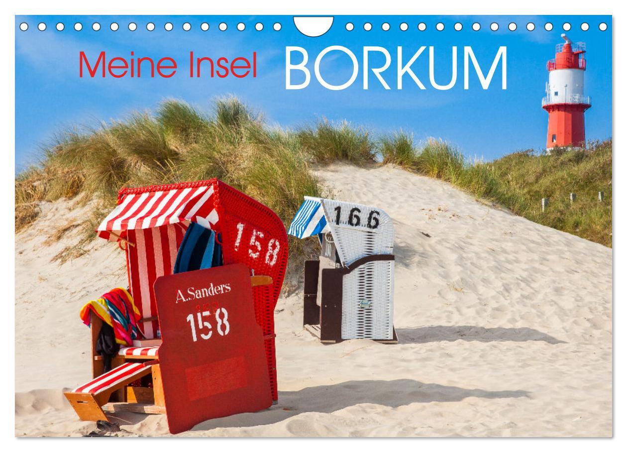 Cover: 9783383955709 | Meine Insel Borkum (Wandkalender 2025 DIN A4 quer), CALVENDO...