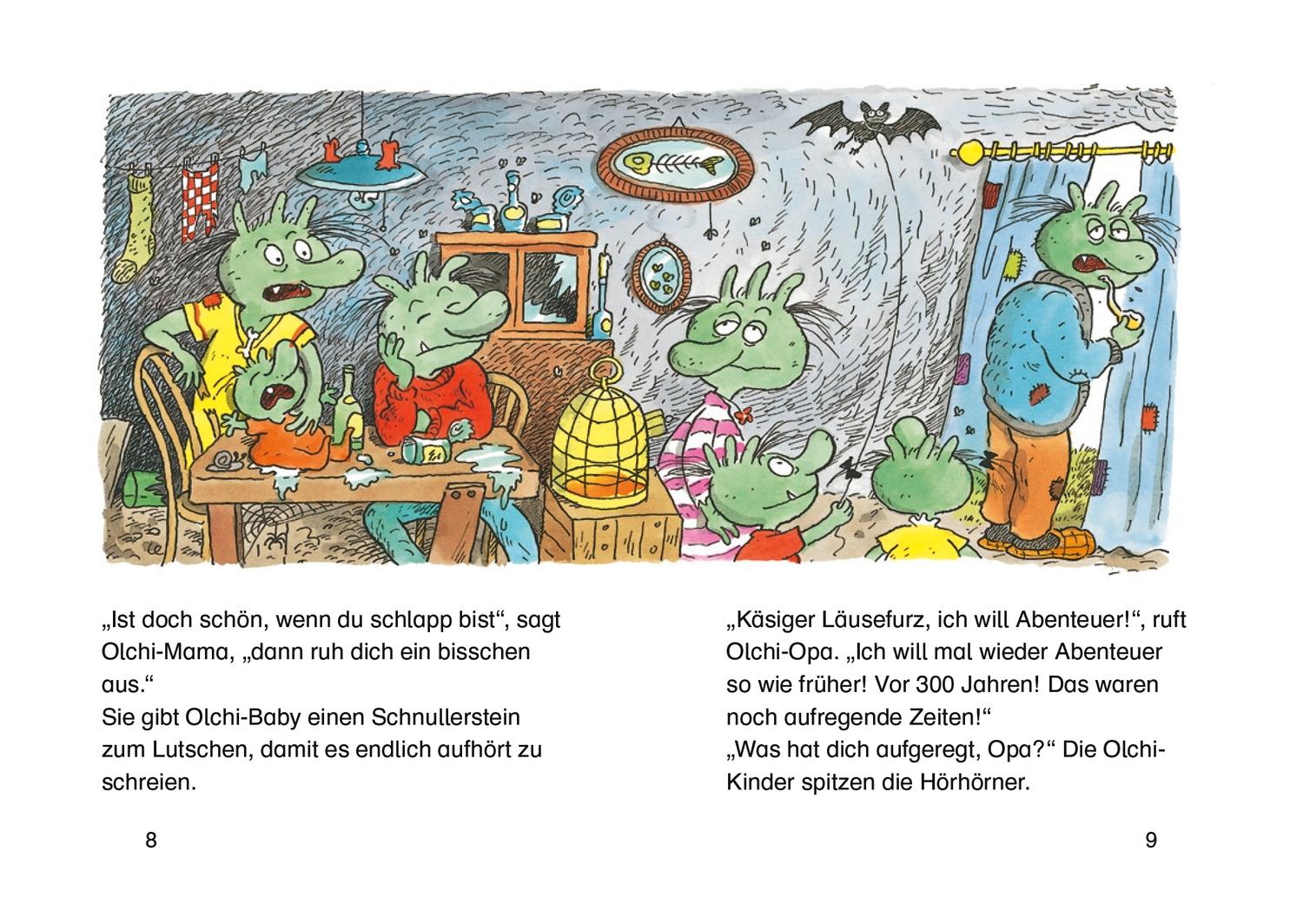 Bild: 9783789112652 | Die Olchis fliegen in die Schule | Erhard Dietl | Buch | Lesestarter