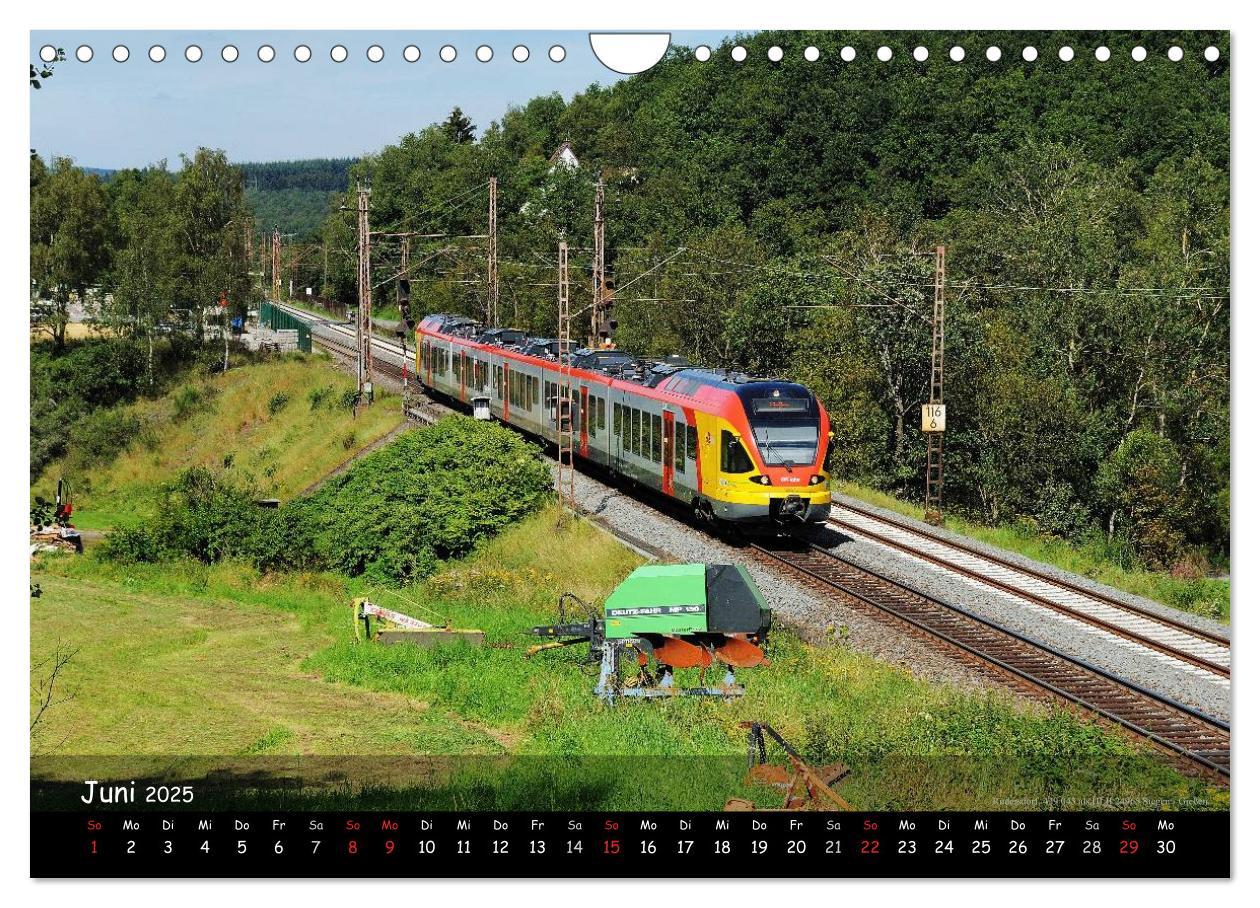 Bild: 9783435619139 | Eisenbahn im Kreis Siegen-Wittgenstein (Wandkalender 2025 DIN A4...