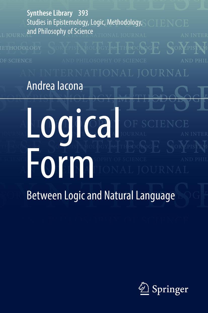 Cover: 9783319741536 | Logical Form | Between Logic and Natural Language | Andrea Iacona