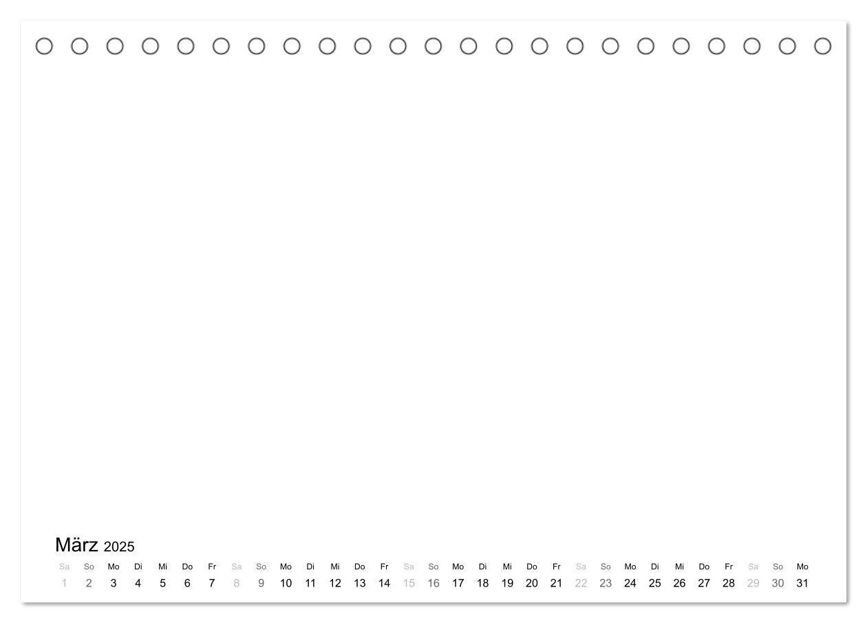 Bild: 9783435767212 | Bastelkalender - Weiss (Tischkalender 2025 DIN A5 quer), CALVENDO...