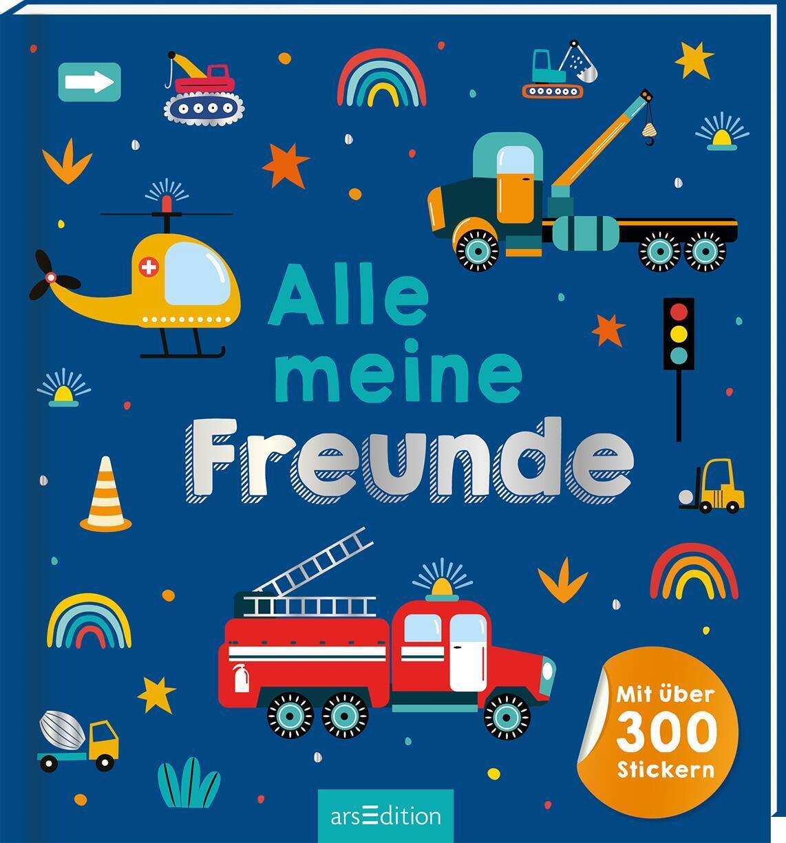 Cover: 4014489131076 | Alle meine Freunde - Fahrzeuge | Mit über 300 Stickern | Buch | 64 S.